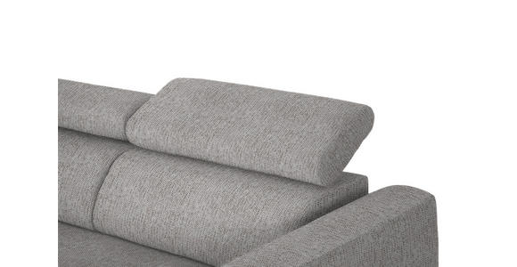 ECKSOFA in Webstoff Taupe 205/280 cm - Taupe/Schwarz, Design, Textil/Metall (205/280cm) - Xora