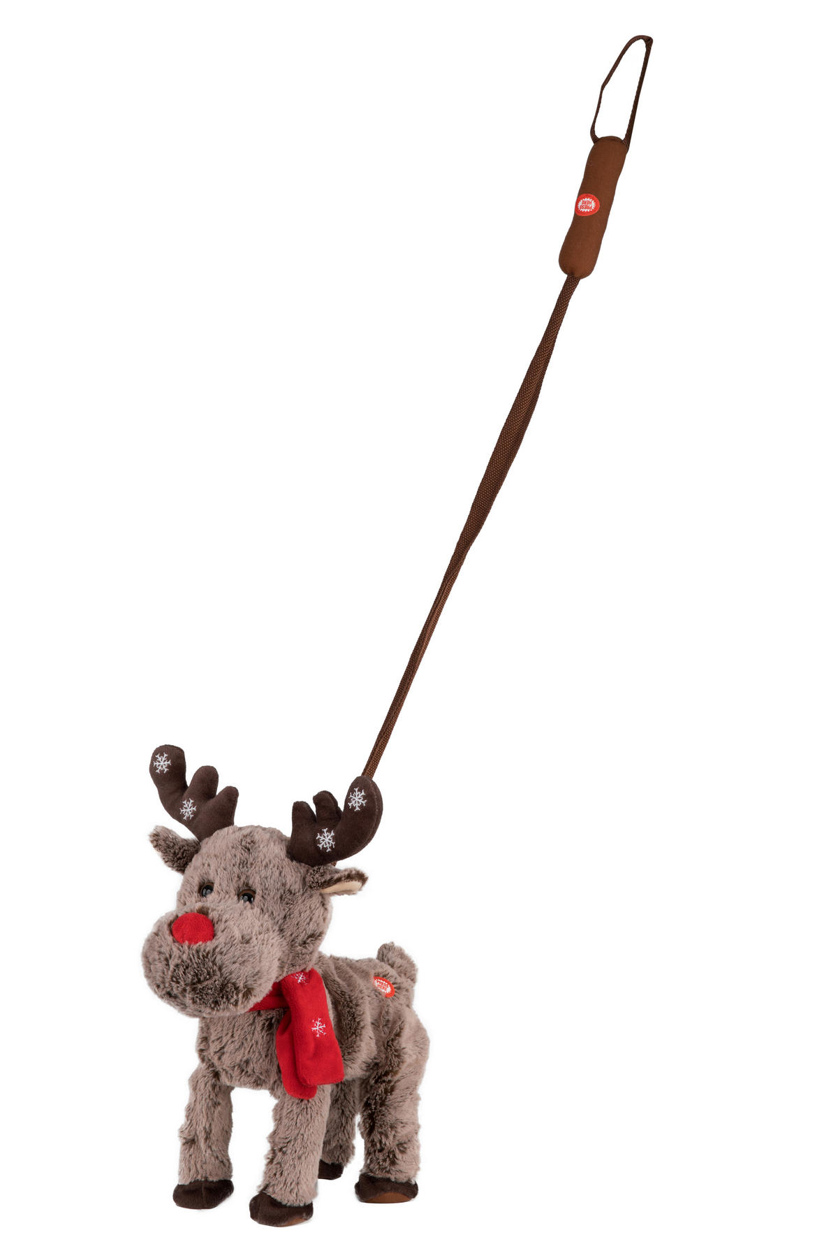PLIŠASTA IGRAČA - rdeča/temno rjava, Trend, umetna masa/tekstil (30/13/38cm) - My Baby Lou