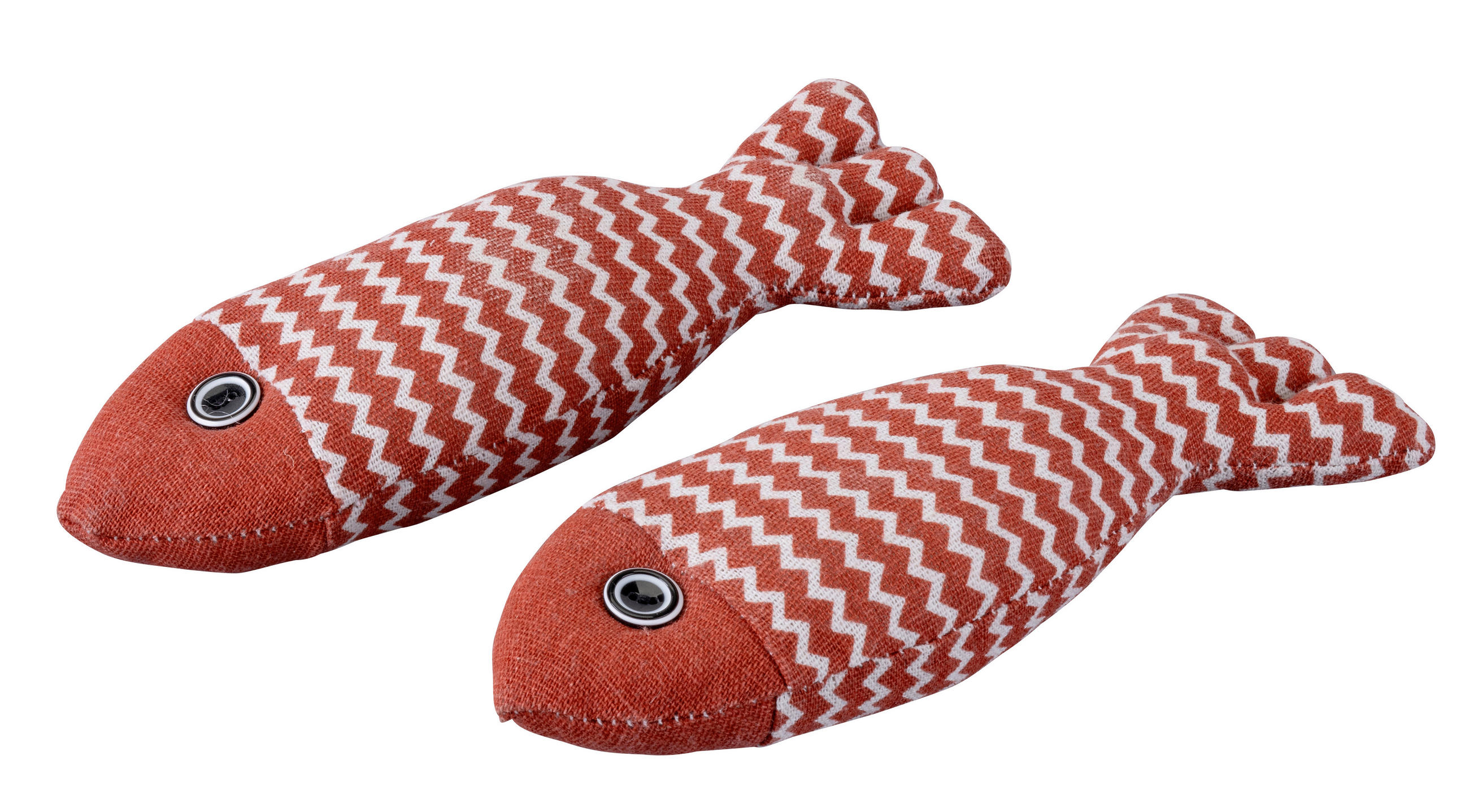 KATZENSPIELZEUGSET - Rot, KONVENTIONELL, Textil (20,3/8/5cm) - Fackelmann