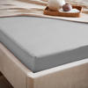 SPANNBETTTUCH Sissi Jersey  - Silberfarben, Basics, Textil (100/200cm) - Esposa