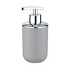SEIFENSPENDER Kunststoff  - Chromfarben/Grau, Basics, Kunststoff (7,3/16,5/7,3cm) - Wenko