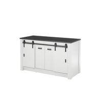 SPÜLENUNTERSCHRANK 161/93/64 cm  in Anthrazit, Weiß  - Anthrazit/Schwarz, Trend, Holzwerkstoff/Metall (161/93/64cm) - MID.YOU