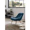 XXL-SESSEL - Blau/Naturfarben, MODERN, Textil/Metall (76/85,6/85,6cm) - Livetastic