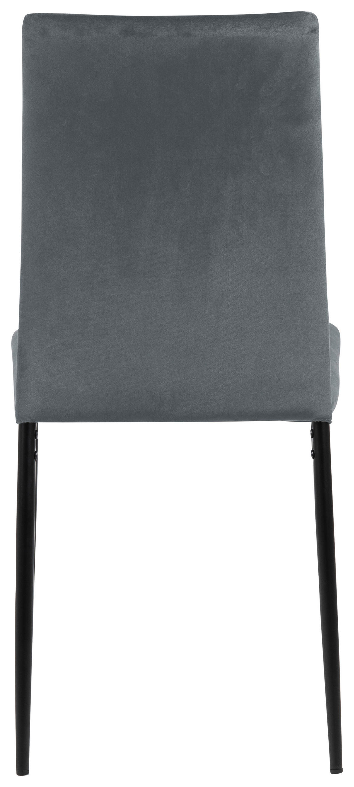 STOL, kovina, tekstil črna, temno siva  - temno siva/črna, Konvencionalno, kovina/tekstil (43,5/92/53cm) - MID.YOU