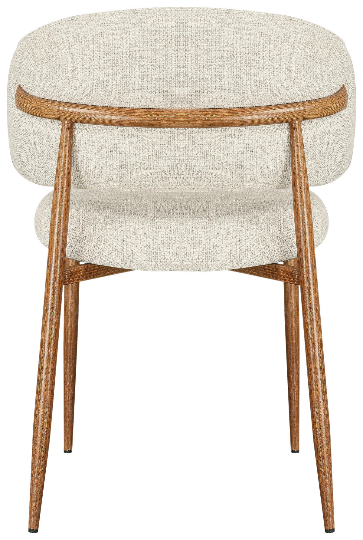 ARMLEHNSTUHL  Stoffauswahl Webstoff  Eichefarben, Beige  - Eichefarben/Beige, Design, Textil/Metall (58/81/60cm) - Novel
