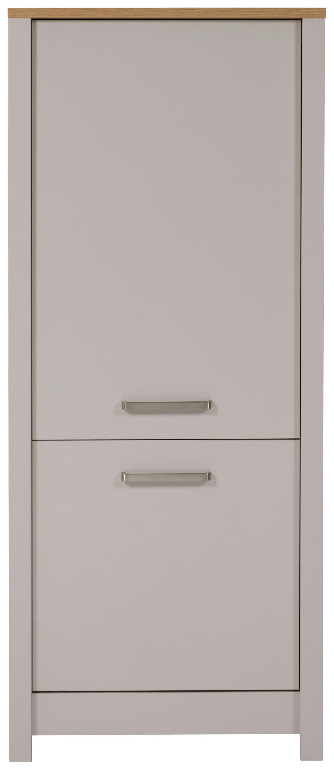 GERÄTEUMBAUSCHRANK 70/167/60 cm  in Kaschmir, Eiche Artisan  - Kaschmir/Silberfarben, ROMANTIK / LANDHAUS, Holzwerkstoff/Metall (70/167/60cm) - home24