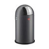 ABFALLSAMMLER PUSHBOY JUNIOR 22 L  - Graphitfarben, KONVENTIONELL, Kunststoff/Metall (35/63cm) - Wesco