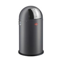 ABFALLSAMMLER PUSHBOY JUNIOR 22 L  - Graphitfarben, KONVENTIONELL, Kunststoff/Metall (35/63cm) - Wesco
