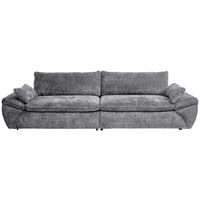 BIG SOFFA i struktur grå  - svart/grå, Klassisk, textil/plast (302/80/120cm) - MID.YOU
