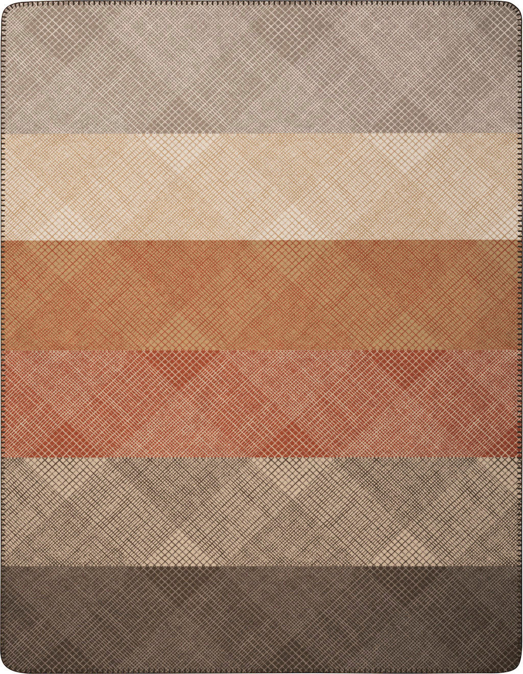 DECKE 150/200 cm  - Braun, Basics, Textil (150/200cm)