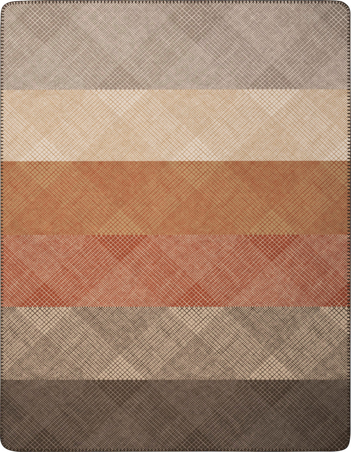 DECKE 150/200 cm  - Braun, Basics, Textil (150/200cm)