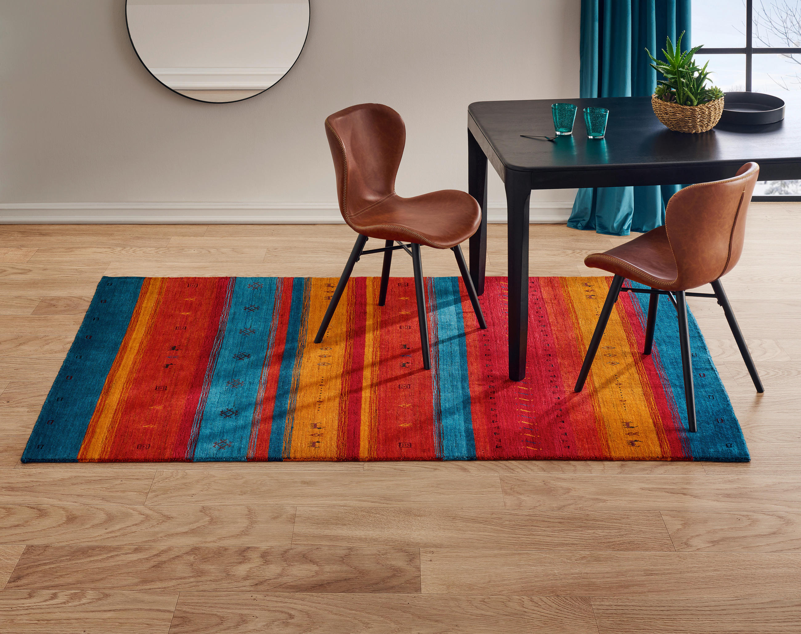 ORIENTTEPPICH 140/70 cm Savannah Multicolor  - Multicolor, Design, Textil (140/70cm) - Cazaris