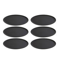 SPEISETELLERSET Schwarz Hochglanz 28 cm RAW  - Schwarz Hochglanz, Basics, Keramik (28cm) - Aida