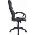 GAMINGSTUHL Grün, Schwarz Metall, Kunststoff, Textil   - Schwarz/Grün, Design, Kunststoff/Textil (61/110-120/63cm) - Carryhome