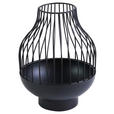 KERZENHALTER - Schwarz, LIFESTYLE, Metall (14,5/21cm) - Ambia Home