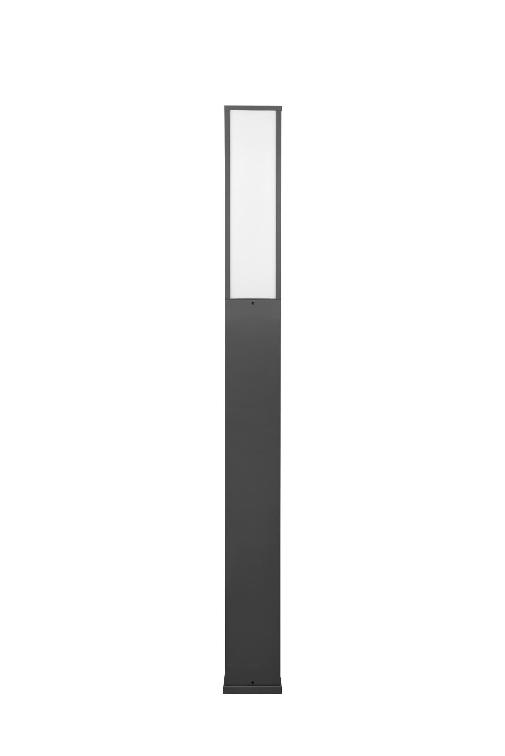 WEGELEUCHTE - Weiss/Anthrazit, Design, Kunststoff/Metall (15/15/155cm) - Trio Leuchten