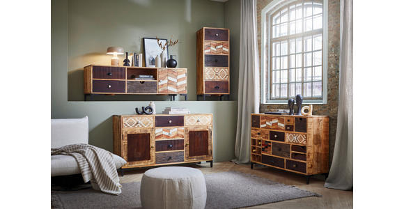 KOMMODE in 46/120/40 cm - Multicolor/Naturfarben, LIFESTYLE, Keramik/Holz (46/120/40cm) - Landscape