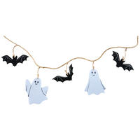 GIRLANDE  - Schwarz/Weiß, Trend, Textil (10,5/160cm)