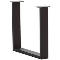 TISCHGESTELL in Metall 73/17/74 cm   - Anthrazit, Design, Metall (73/17/74cm) - Waldwelt