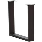 TISCHGESTELL in Metall 73/17/74 cm   - Anthrazit, Design, Metall (73/17/74cm) - Waldwelt