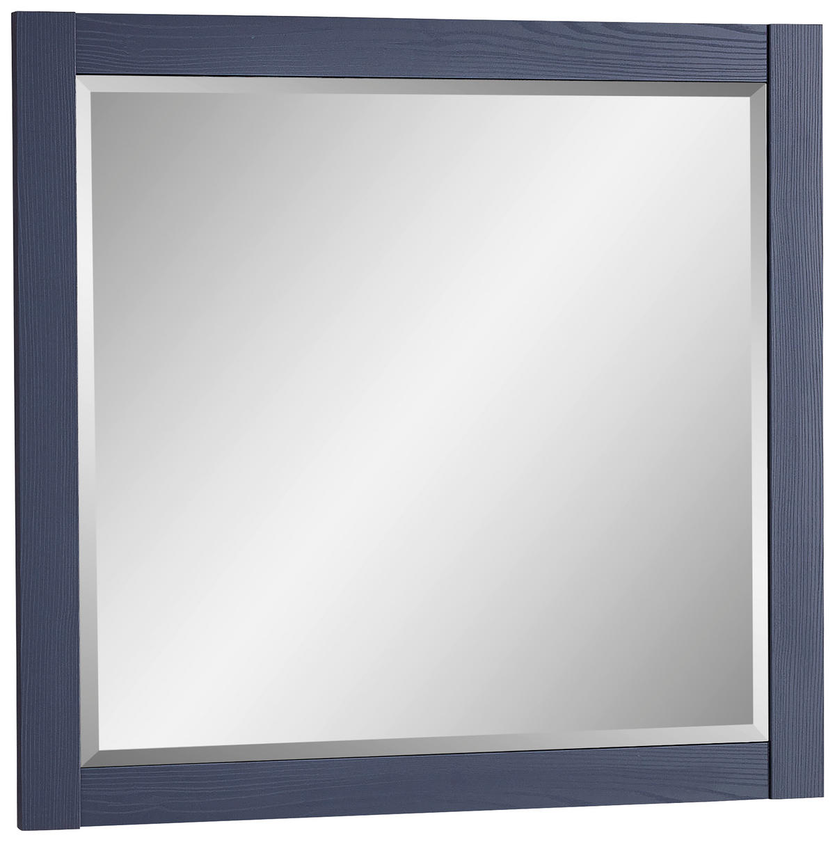 WANDSPIEGEL 85/80/3 cm  - Blau/Lärchefarben, Lifestyle, Glas/Holzwerkstoff (85/80/3cm) - Landscape