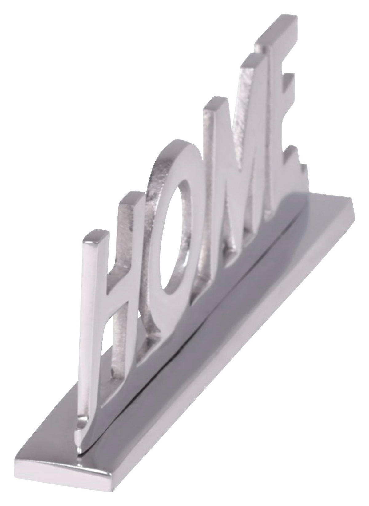 DEKOSCHRIFTZUG  - Silberfarben, MODERN, Metall (22/7/3cm) - MID.YOU