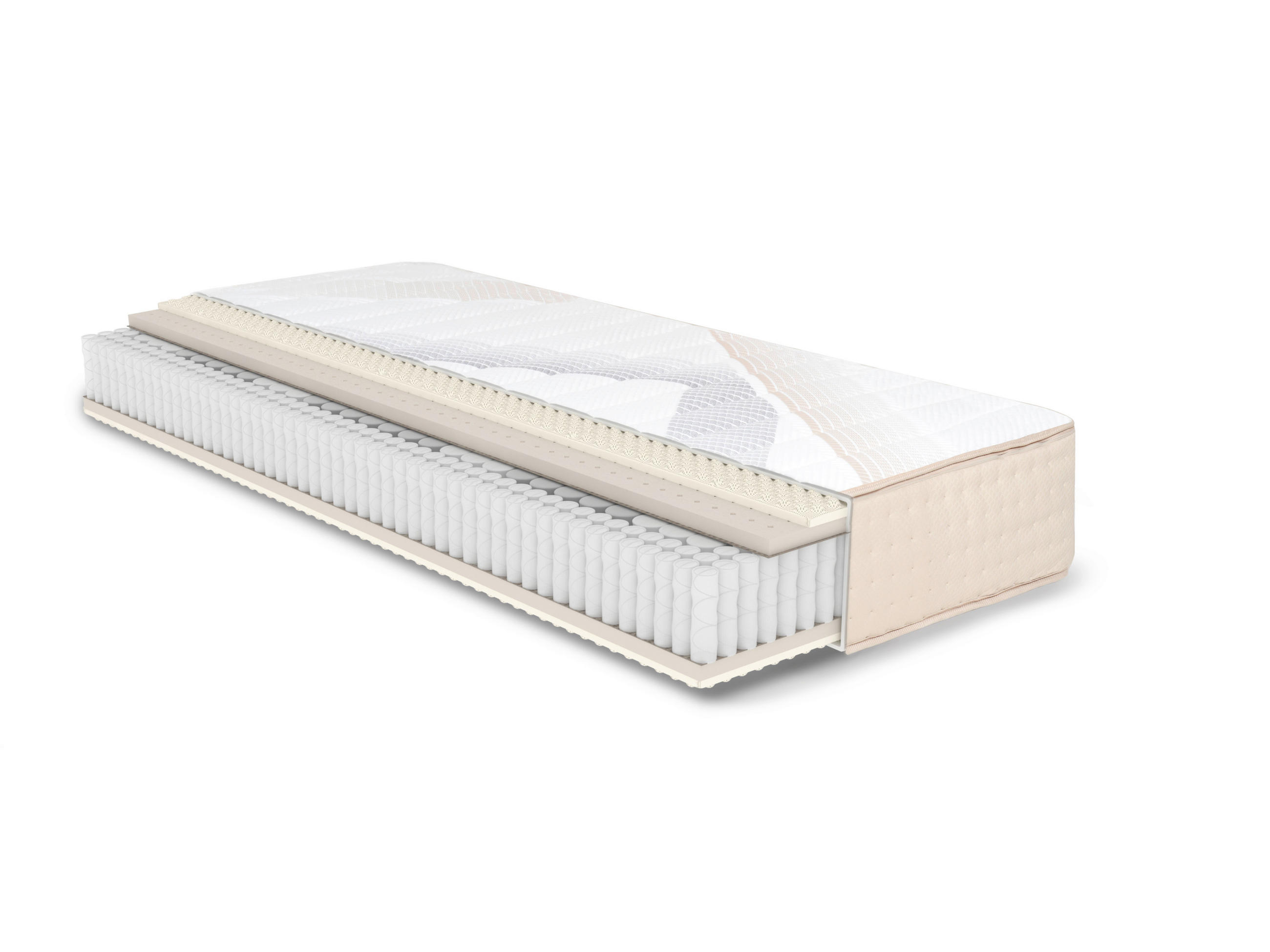 VZMETNICA 200/90 cm  - bela, Basics, tekstil (200/90cm) - Meblojogi