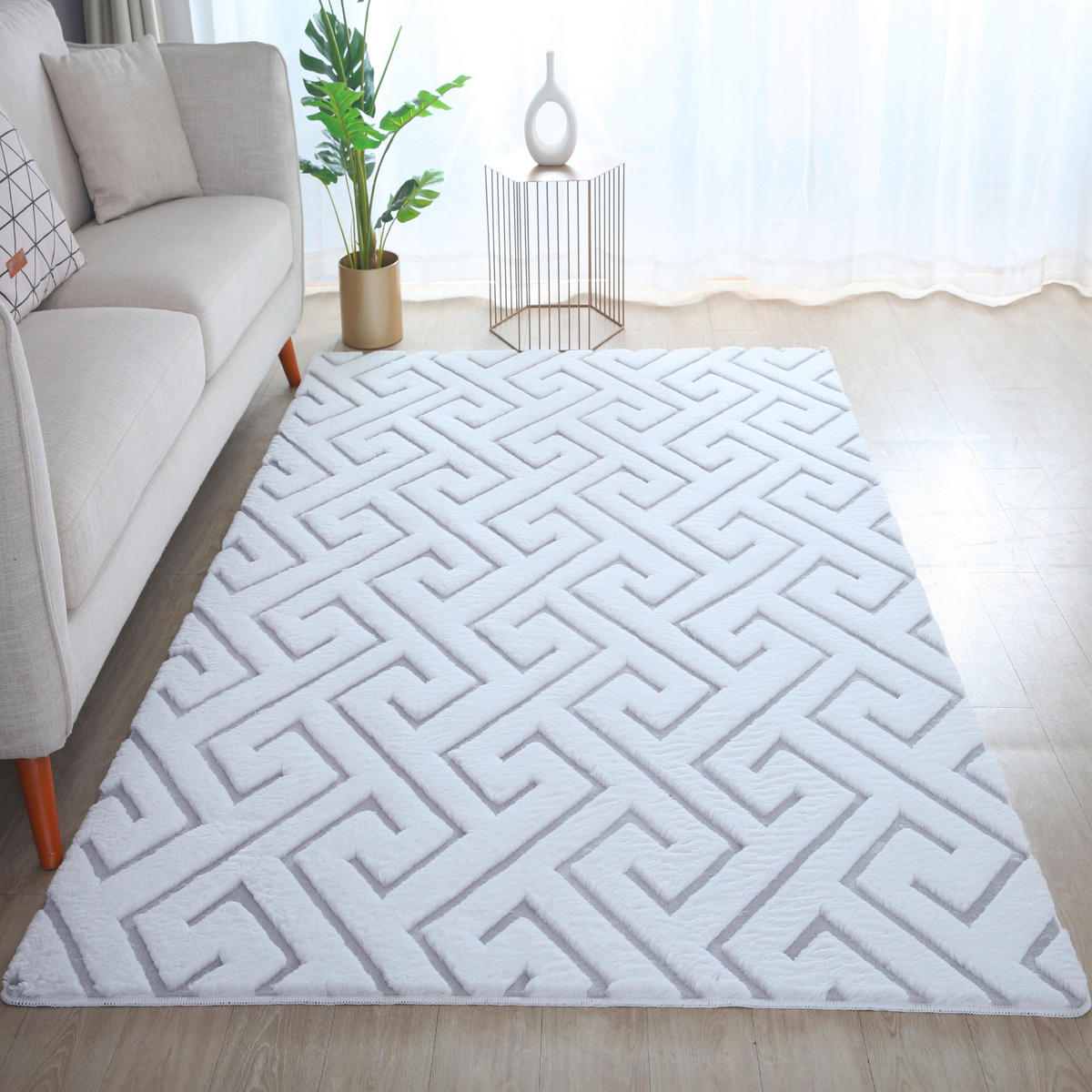 LÄUFER 80/250 cm Vision  - Silberfarben, Design, Textil (80/250cm) - Novel