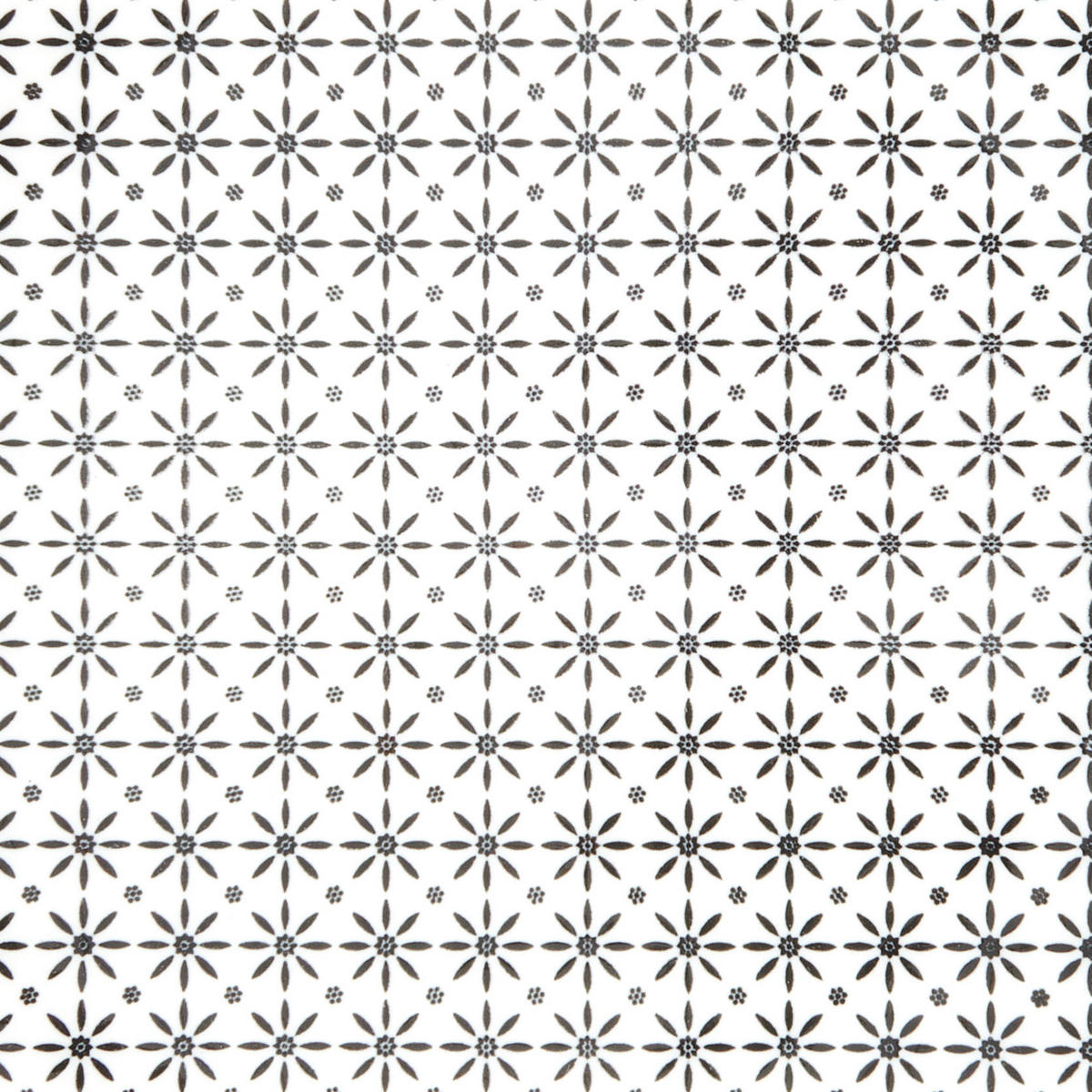 LAPOSTÁNYÉR 26,5 cm  - fekete/fehér, Trend, kerámia (26,5cm) - Novel