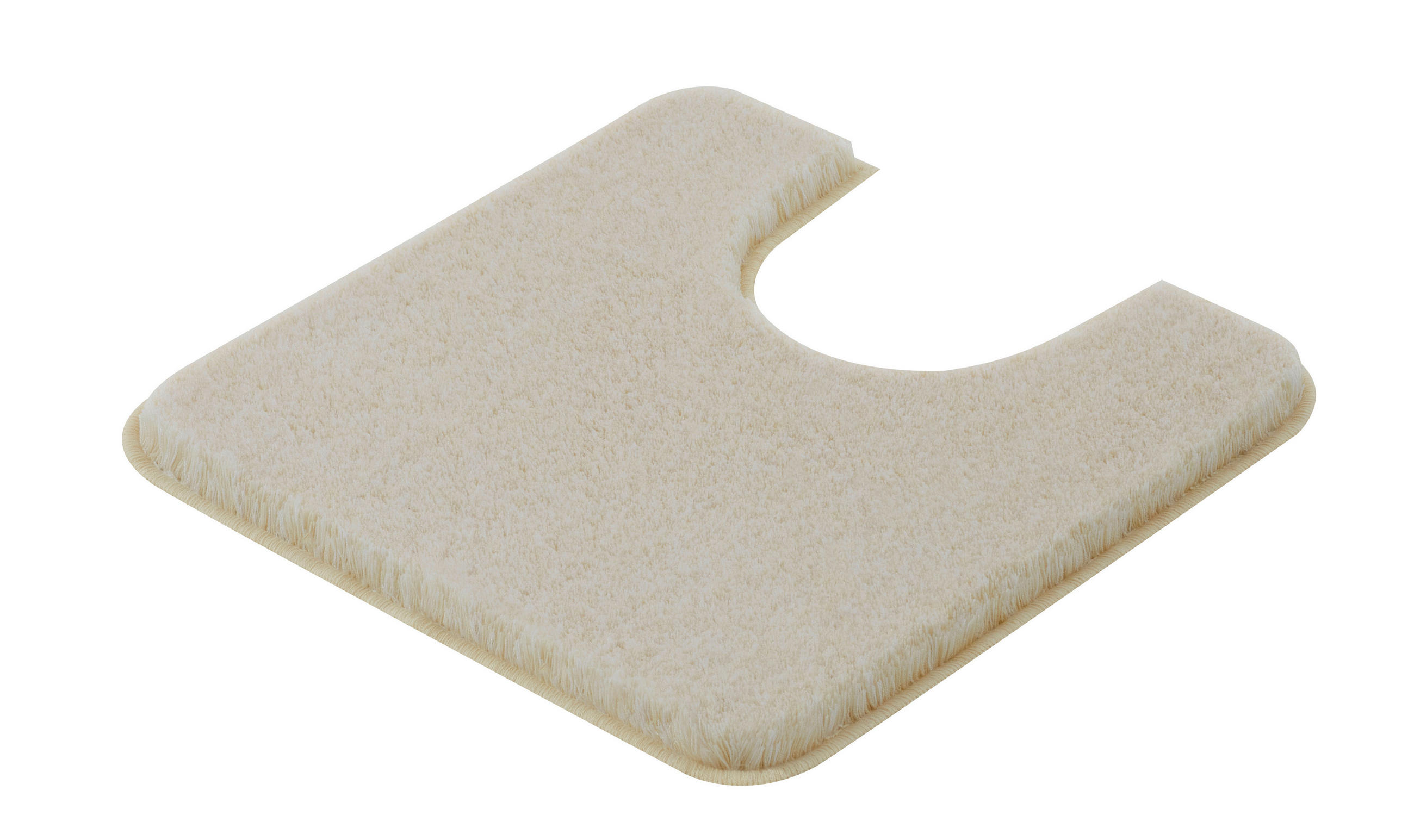 WC ELŐKE 55/55 cm  - világosbarna, Basics, műanyag/textil (55/55cm) - Kleine Wolke