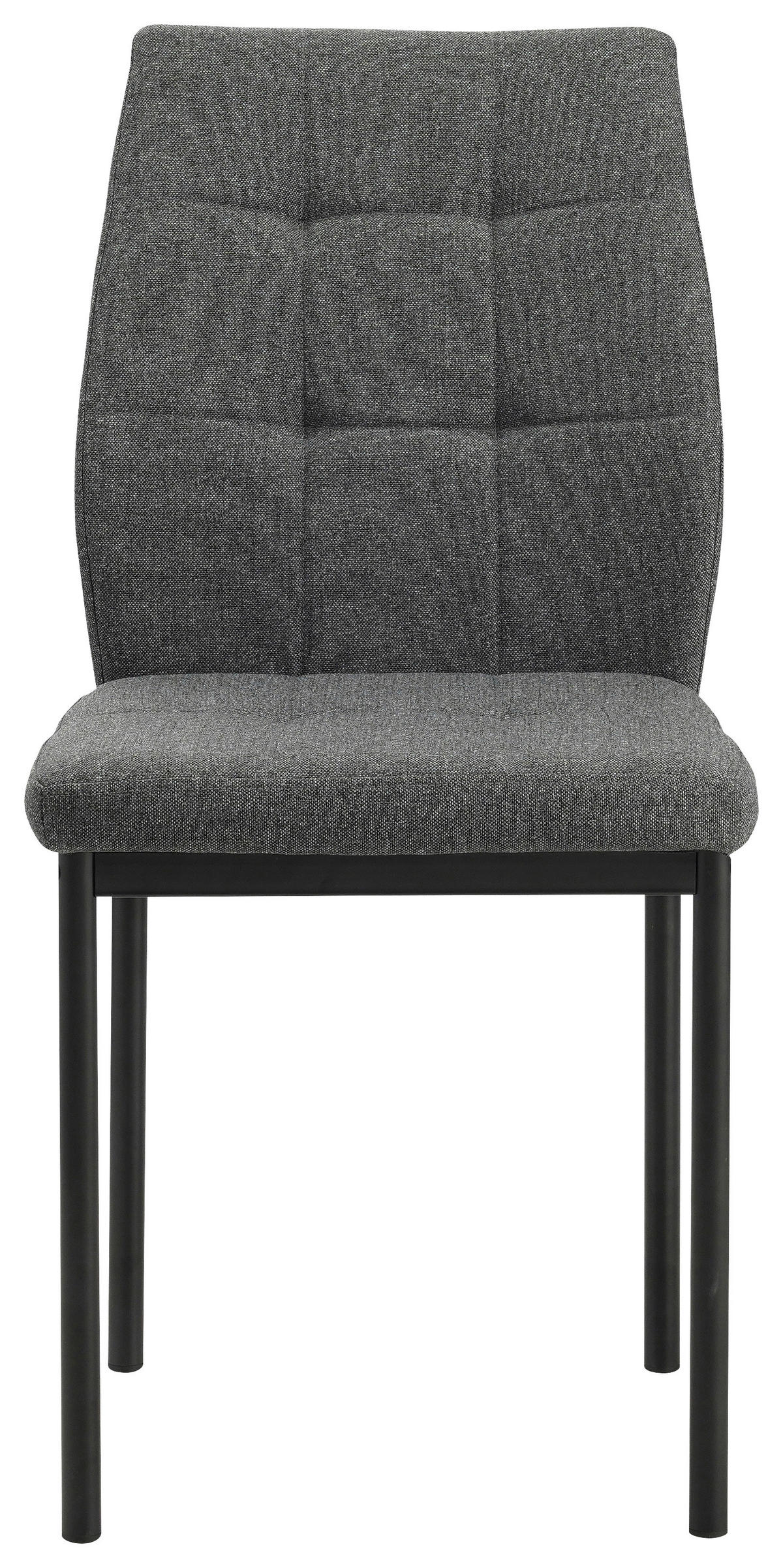 STOLIČKA, 44/90/56 cm - čierna/tmavosivá, Modern, kov/textil (44/90/56cm) - Carryhome