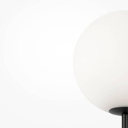 GOLVLAMPA Modern 25/155 cm    - vit/svart, Trend, metall/glas (25/155cm) - MAYTONI