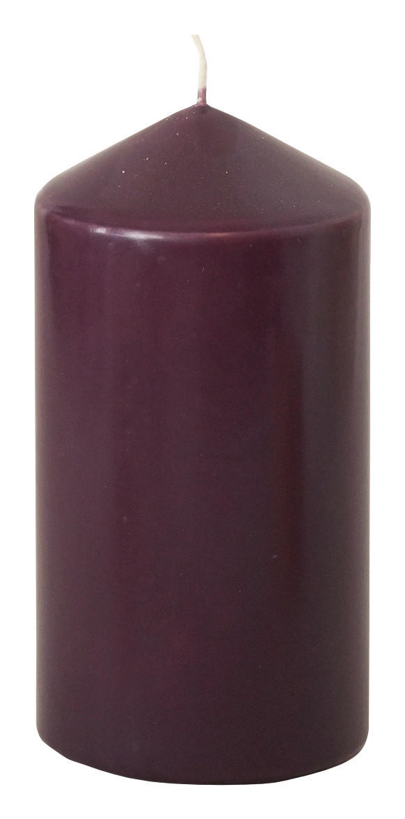 STUMPENKERZE 7,7/15 cm  - Beere, Basics (7,7/15cm) - Steinhart