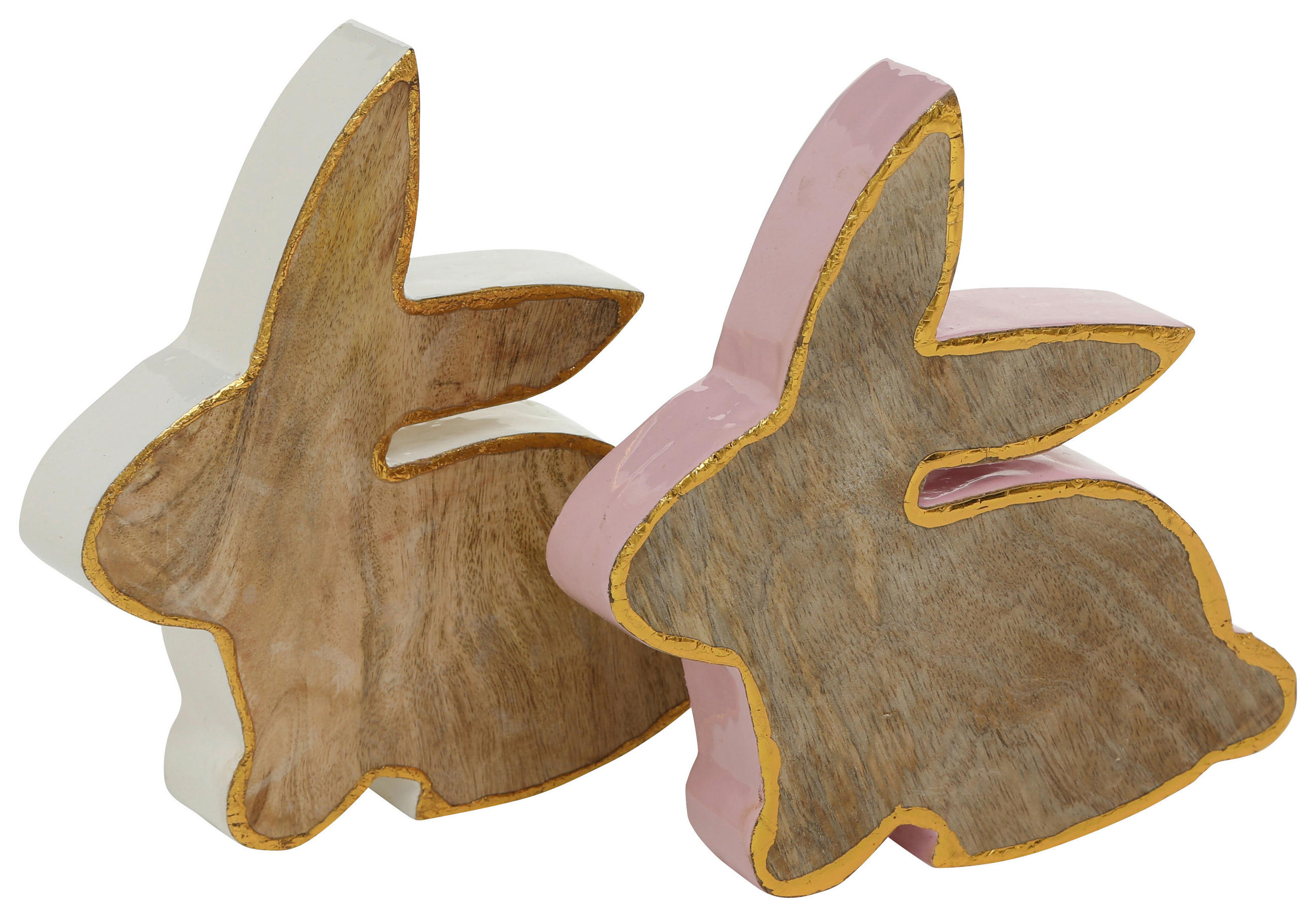 Dekohase aus Holz Nullie LxBxH: ca. 20x4x19 cm