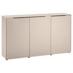 KOMMODE , 150/87/38 cm,  - Kaschmir/Schwarz, Design, Holzwerkstoff/Kunststoff (150/87/38cm) - Voleo