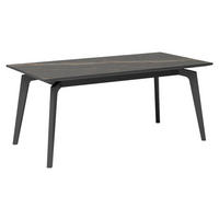 ESSTISCHHolz, Keramik 180/90/75 cm  - Buchefarben/Schwarz, Design, Holz/Keramik (180/90/75cm) - Joop!