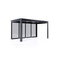 PERGOLA 443/229/233 cm   - Anthrazit, Basics, Kunststoff/Metall (443/229/233cm)