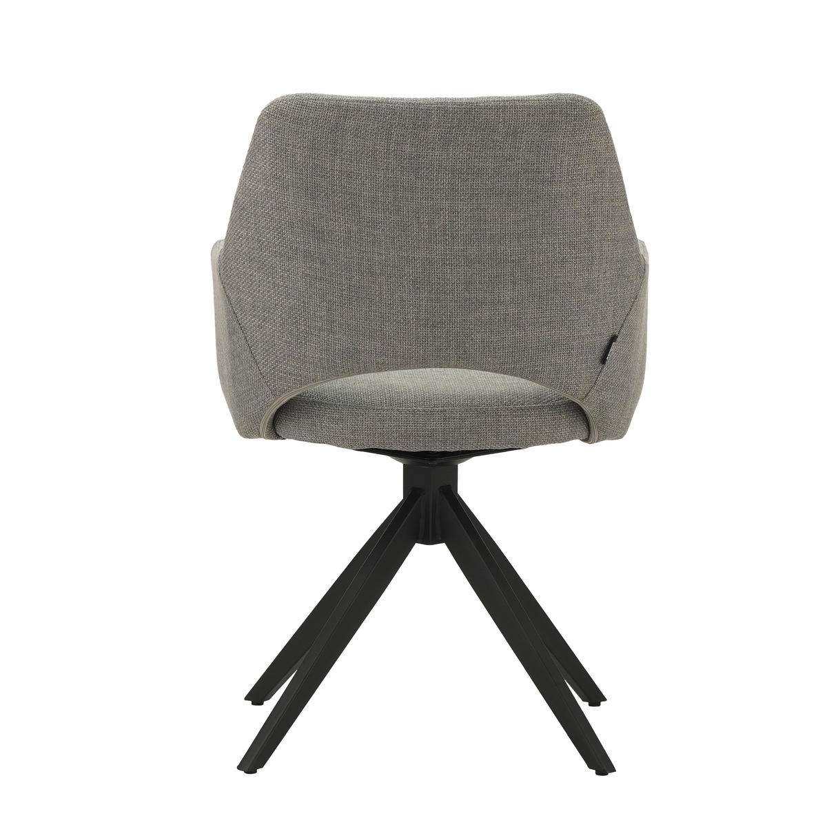 STOLIČKA, 54,5/85/61,5 cm - čierna/sivá, Modern, kov/textil (54,5/85/61,5cm) - MID.YOU