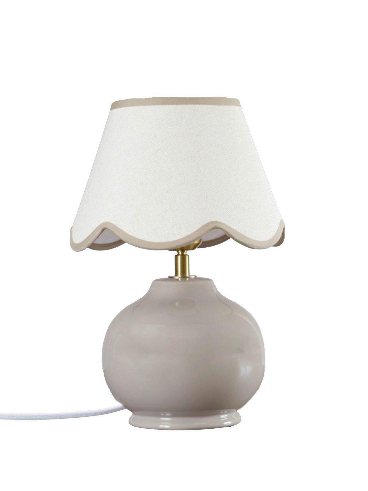 TISCHLEUCHTE 23/34 cm   - Beige, LIFESTYLE, Keramik (23/34cm)