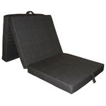 FALTMATRATZE Höhe ca. 9 cm  - Dunkelgrau, Basics, Textil (70/190cm) - Carryhome