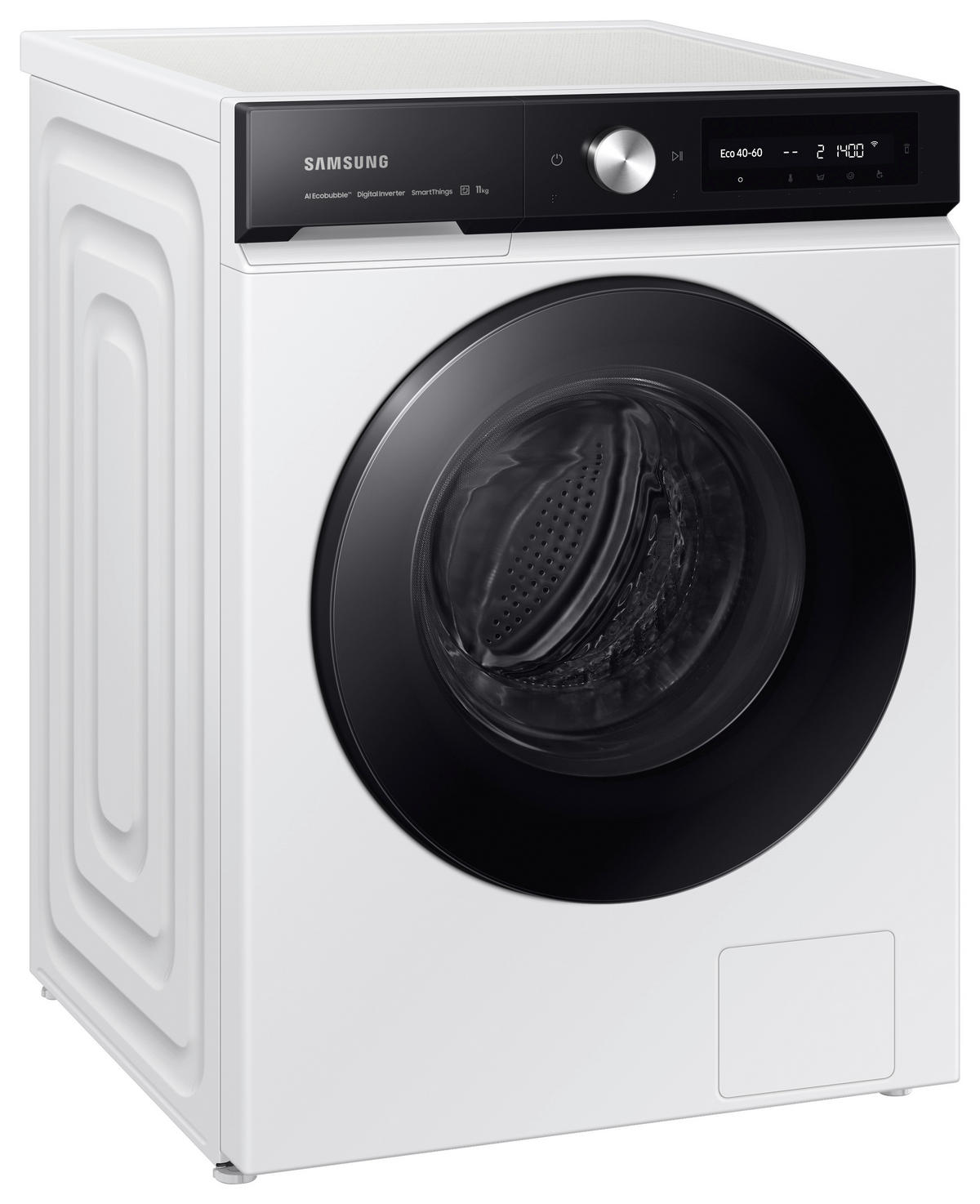 WASCHMASCHINE WW11BB504AAWS2   - Schwarz/Weiß, Basics, Kunststoff/Metall (60/85/60cm) - Samsung