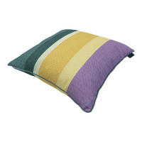 OUTDOOR-KISSEN in Multicolor Streifen  - Multicolor, Basics, Textil (50/50/10cm)