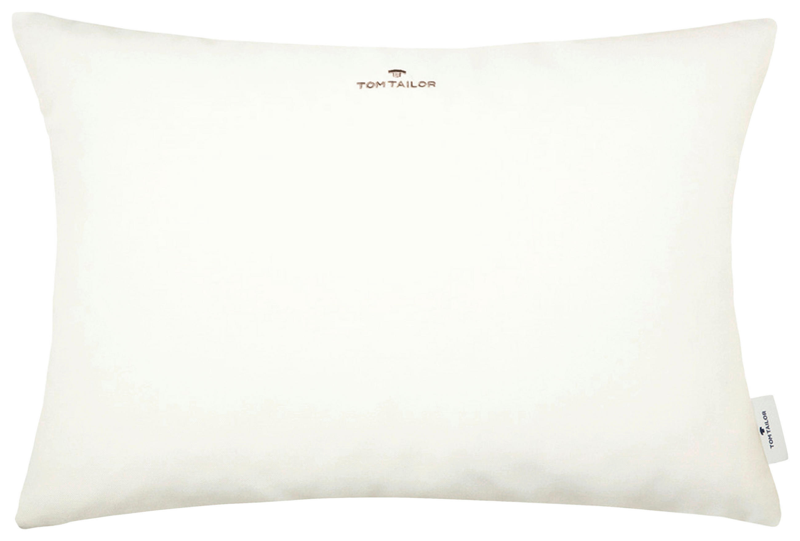 KUDDFODRAL Dove Signature 40/60 cm  - sandfärgad/naturfärgad, Klassisk, textil (40/60cm) - Tom Tailor