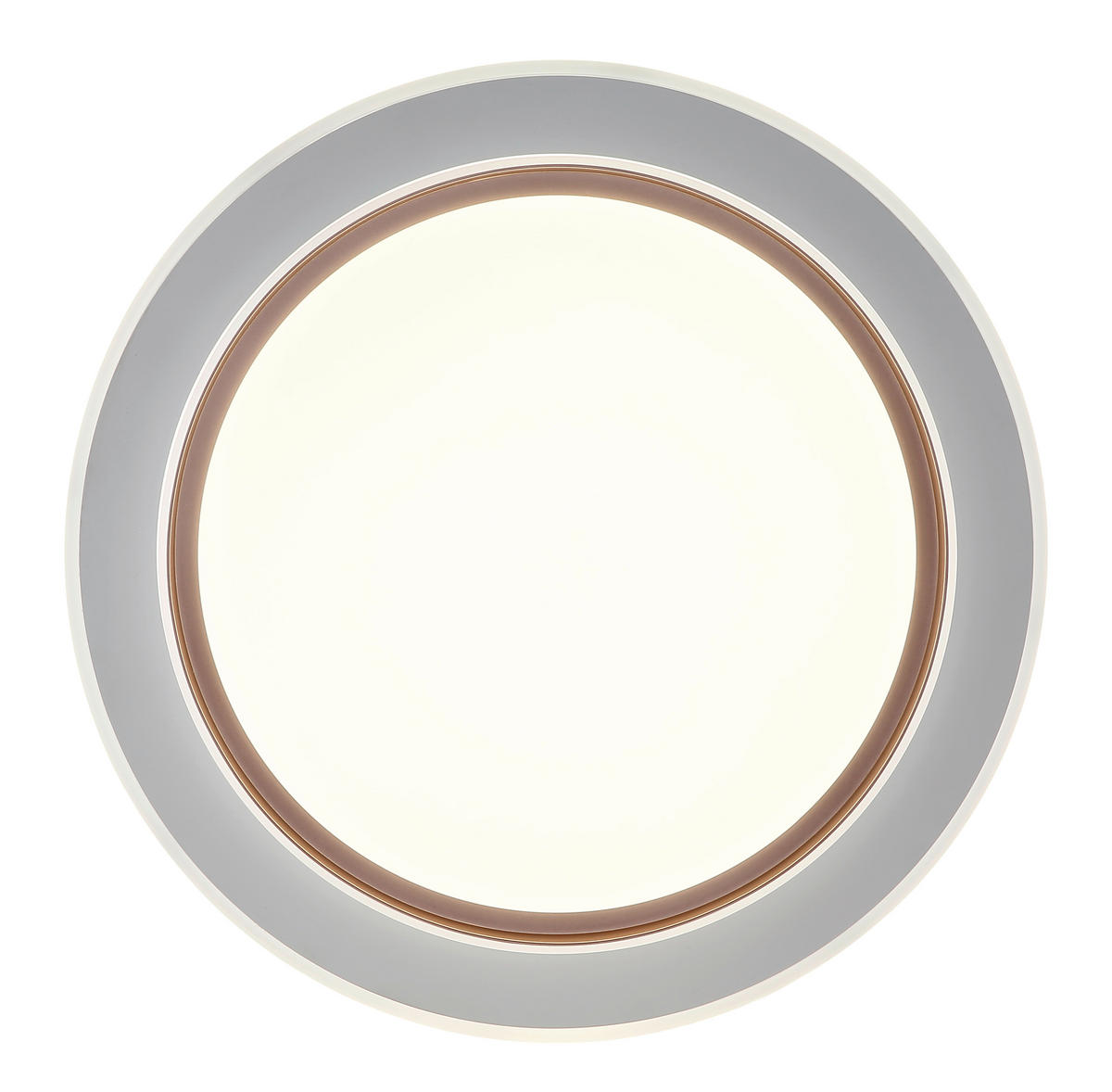 STROPNA LED-SVETILKA  JANICE /236-2368 lm/3000-6000 K/230 V/ - bela/opal, Design, kovina/umetna masa (49/7cm) - Globo