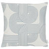 ZIERKISSEN 45/45 cm  - Beige/Hellblau, Design, Textil (45/45cm) - Apelt