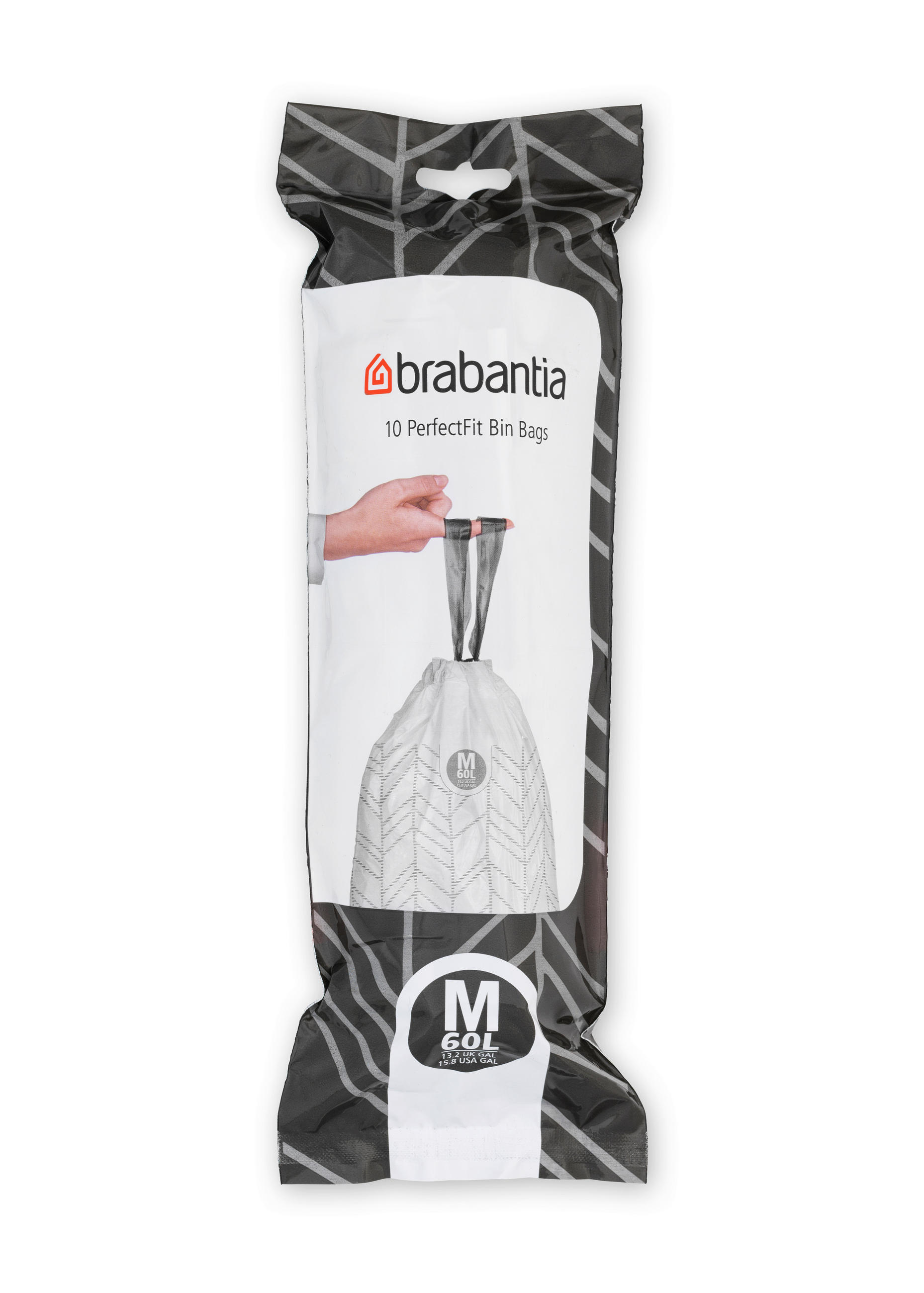 SZEMETESZSÁK  - fehér, Basics, műanyag (60Ll) - Brabantia