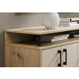 SIDEBOARD  in 139/90/34 cm  - Kaschmir/Schwarz, KONVENTIONELL, Holzwerkstoff/Kunststoff (139/90/34cm) - Carryhome