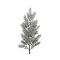 OKRASNA VEJICA - zelena/bela, Basics, umetna masa (6/12/66cm) - X-Mas