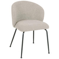 STOLICA  crna, taupe  metal, tekstil      - crna/taupe, Design, metal/tekstil (57/79/59cm) - Xora