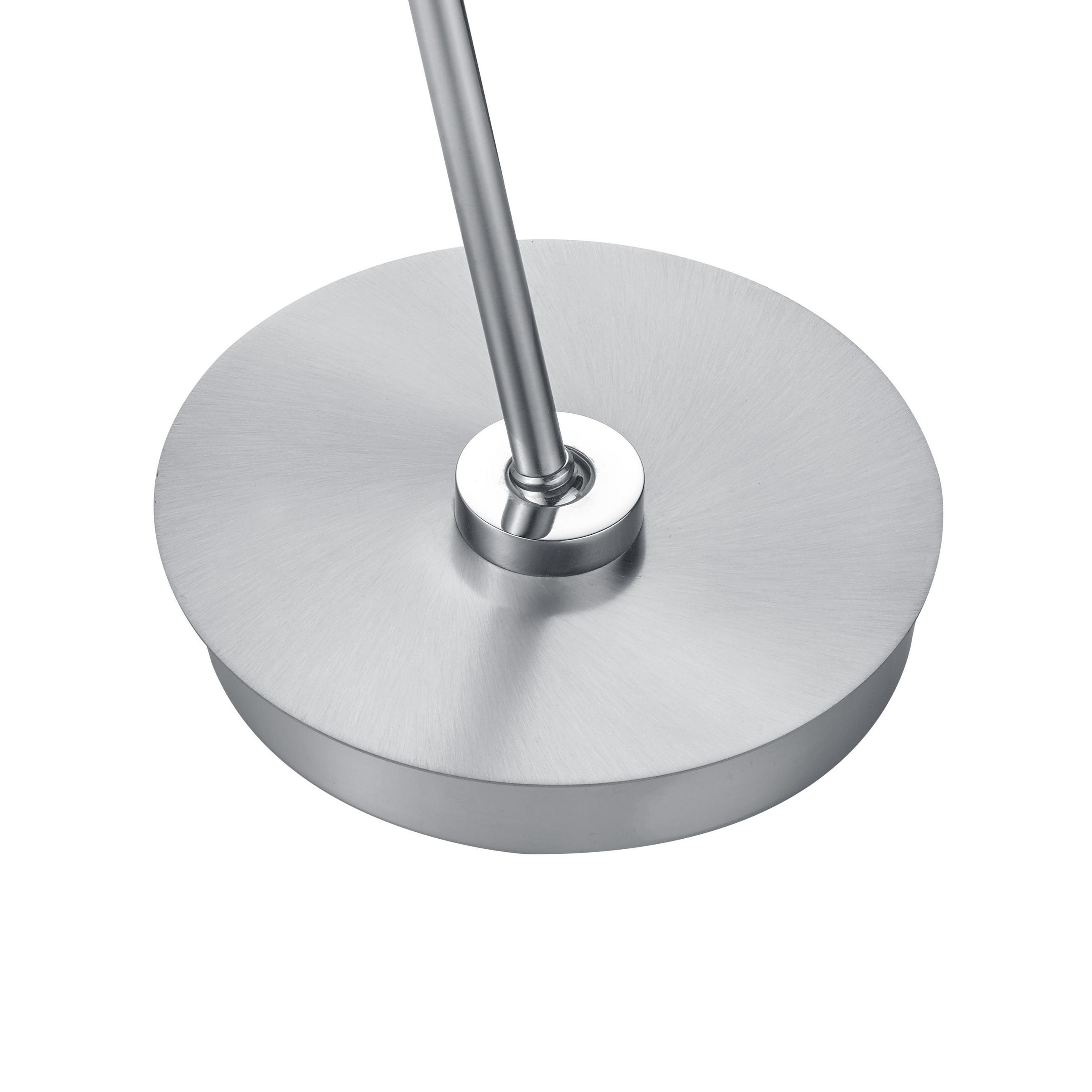 LED-TISCHLEUCHTE   - Nickelfarben, KONVENTIONELL, Metall (50cm) - Hell